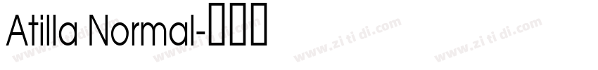 Atilla Normal字体转换